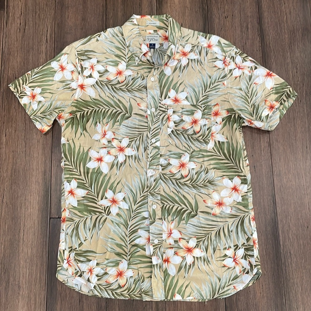 J. Crew Short Sleeve Button Down Shirt
